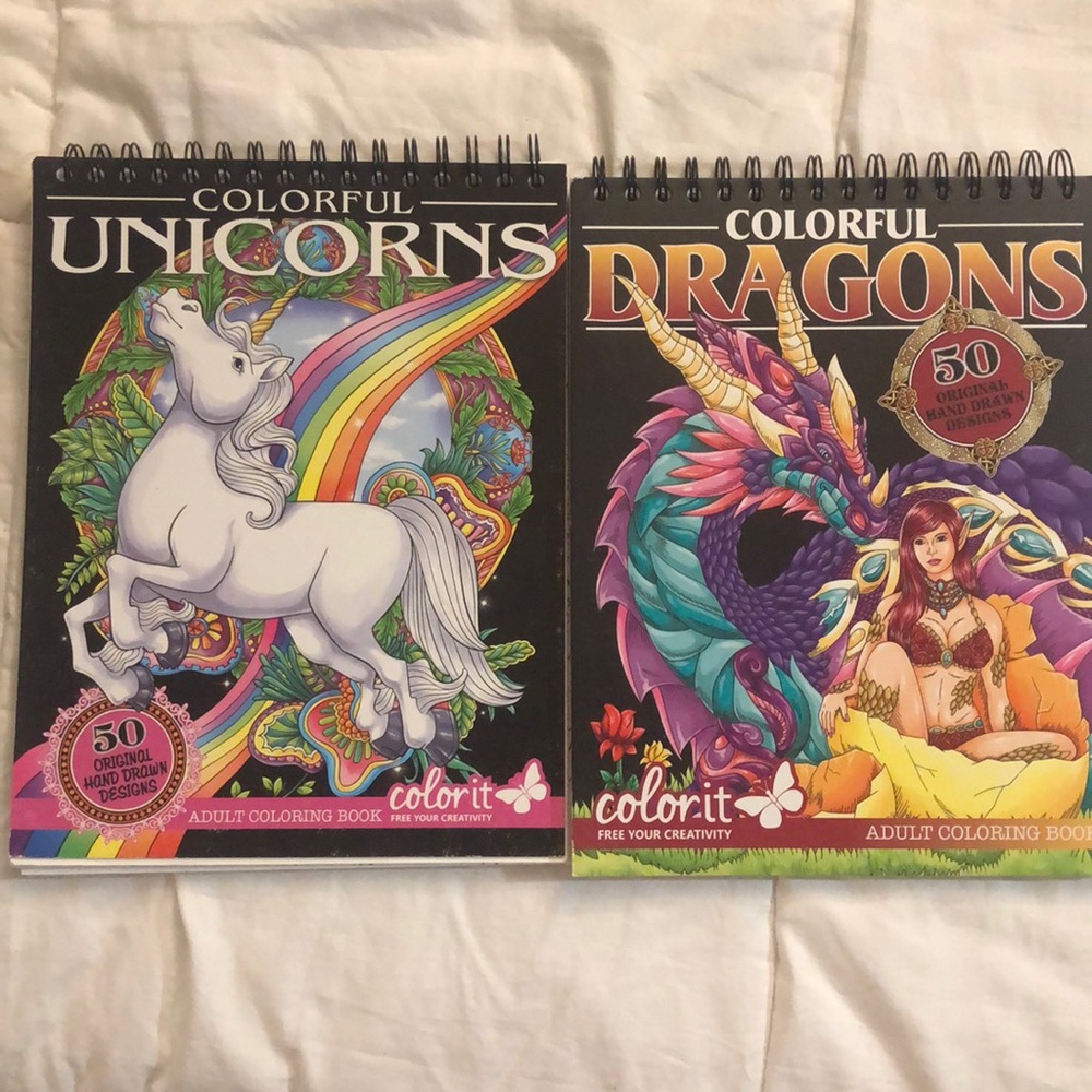 Color it, adult coloring books!